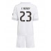 Real Madrid Ferland Mendy #23 Barnkläder Hemma matchtröja till baby 2025-26 Kortärmad (+ Korta byxor) Billigt